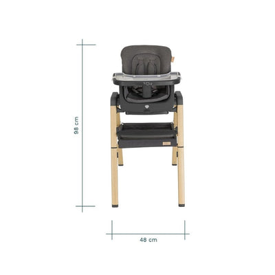 Bambinista-TUTTI BAMBINI-Travel-TUTTI BAMBINI Nova Evolutionary Highchair - Grey/Oak