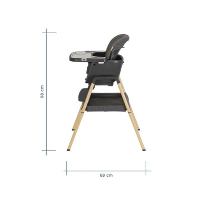 Bambinista-TUTTI BAMBINI-Travel-TUTTI BAMBINI Nova Evolutionary Highchair - Grey/Oak