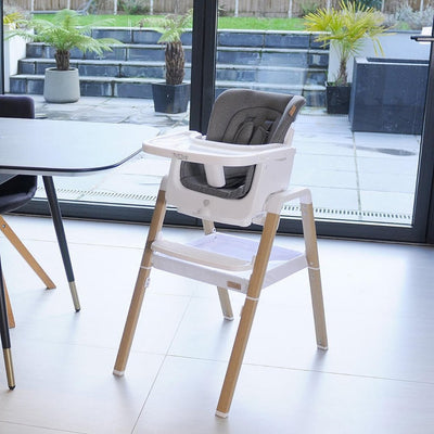 Bambinista-TUTTI BAMBINI-Travel-TUTTI BAMBINI Nova Evolutionary Highchair - White/Oak