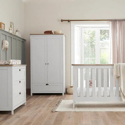 Bambinista-TUTTI BAMBINI-Travel-TUTTI BAMBINI Verona 3 Piece Room Set - White/Oak