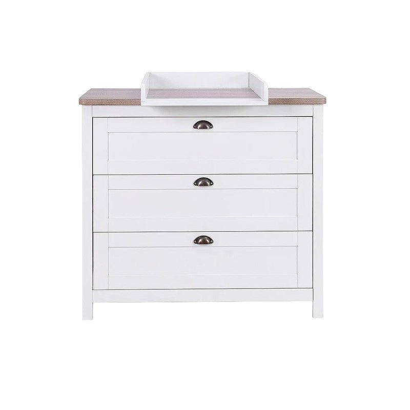 Bambinista-TUTTI BAMBINI-Travel-TUTTI BAMBINI Verona Chest Changer - White/Oak