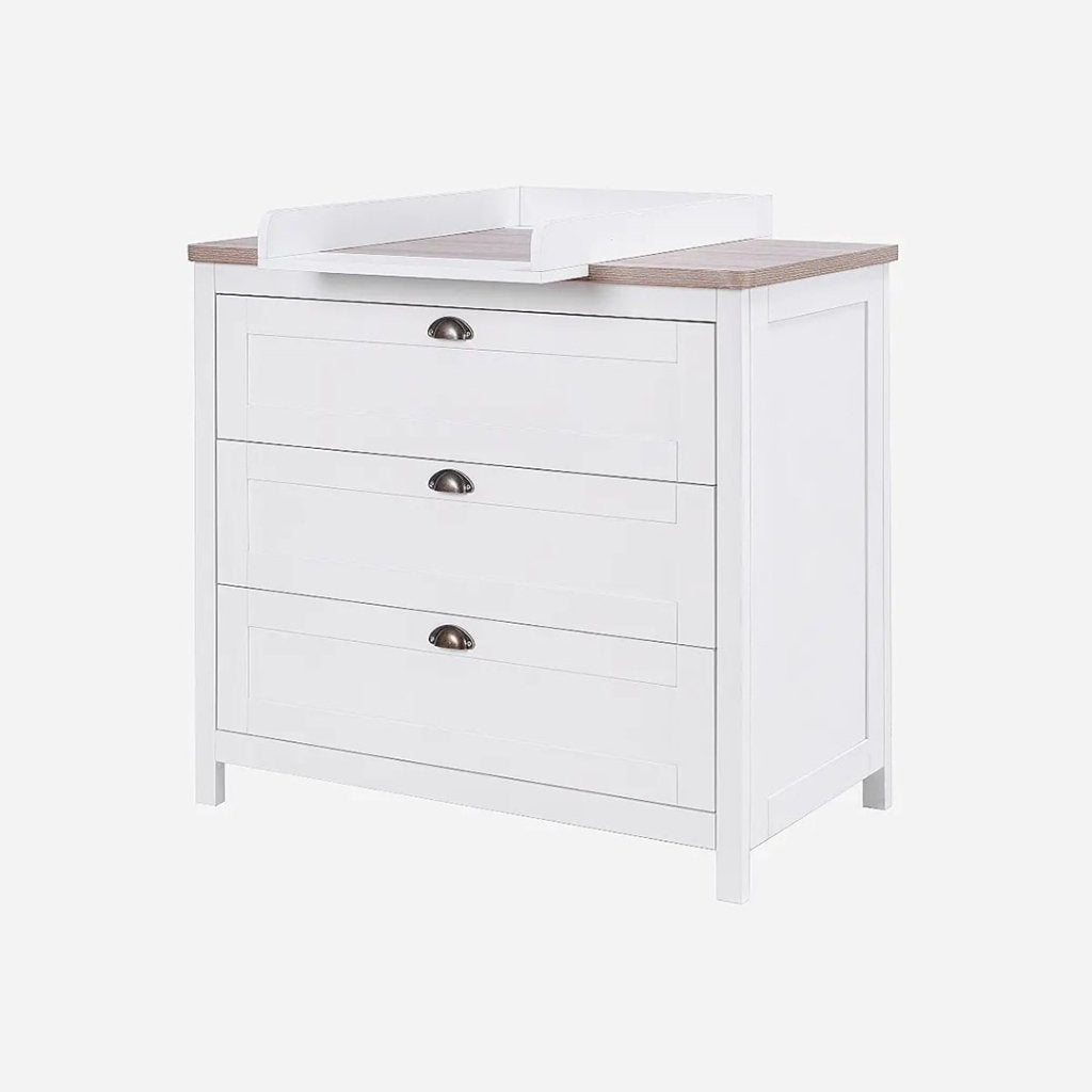 Bambinista-TUTTI BAMBINI-Travel-TUTTI BAMBINI Verona Chest Changer - White/Oak