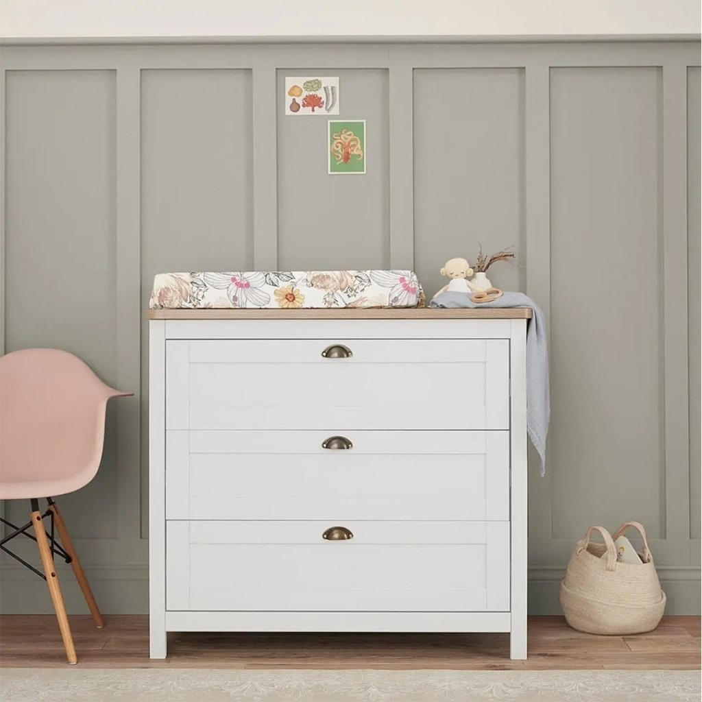 Bambinista-TUTTI BAMBINI-Travel-TUTTI BAMBINI Verona Chest Changer - White/Oak