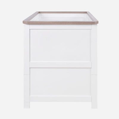 Bambinista-TUTTI BAMBINI-Travel-TUTTI BAMBINI Verona Cot Bed - White/Oak