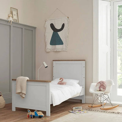 Bambinista-TUTTI BAMBINI-Travel-TUTTI BAMBINI Verona Cot Bed - White/Oak