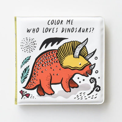 Bambinista-WEE GALLERY-Toys-Wee Gallery Bath Book - Dinosaur