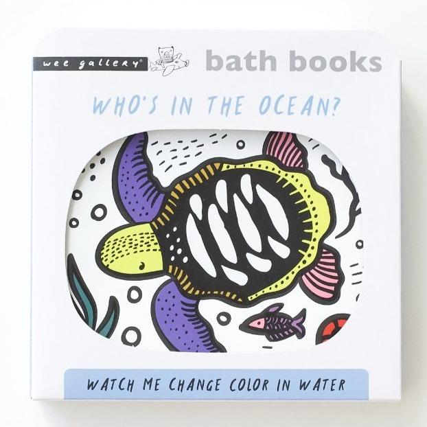 Bambinista-WEE GALLERY-Toys-Wee Gallery Bath Book - Ocean