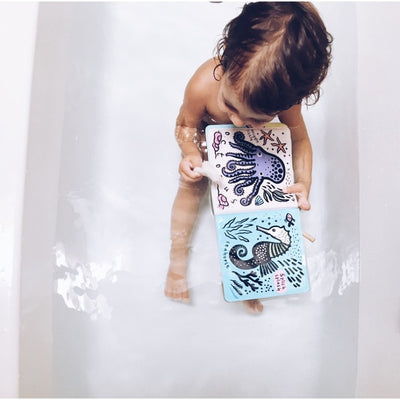 Bambinista-WEE GALLERY-Toys-Wee Gallery Bath Book - Ocean