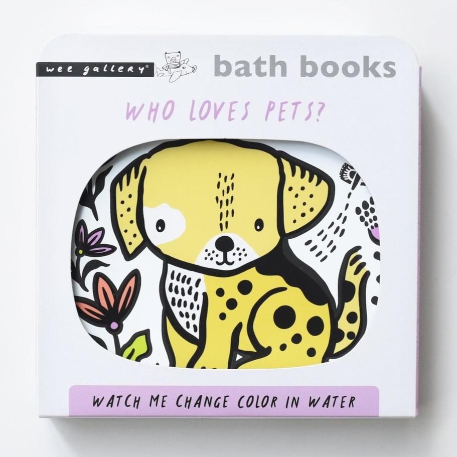 Bambinista-WEE GALLERY-Toys-Wee Gallery Bath Book - Pets