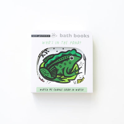 Bambinista-WEE GALLERY-Toys-Wee Gallery Bath Book - Pond
