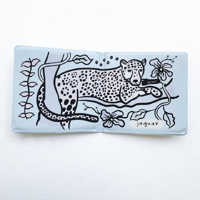 Bambinista-WEE GALLERY-Toys-Wee Gallery Bath Book - Rainforest