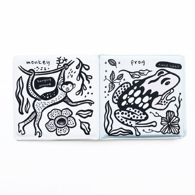 Bambinista-WEE GALLERY-Toys-Wee Gallery Bath Book - Rainforest