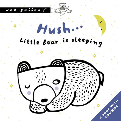 Bambinista-WEE GALLERY-Toys-WEE GALLERY Hush...Little Bear Is Sleeping: A Book with Sounds