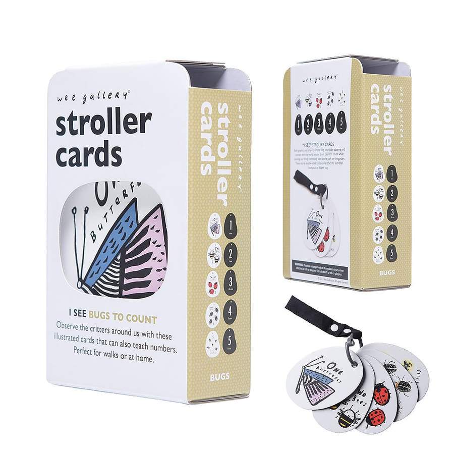 Bambinista-WEE GALLERY-Toys-Wee Gallery Stroller Cards - I See Bugs to Count