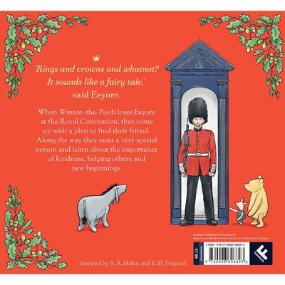 Bambinista-WINNIE THE POOH-Books-WINNIE THE POOH Meets the King Coronation 2023 Paperback – Picture Book