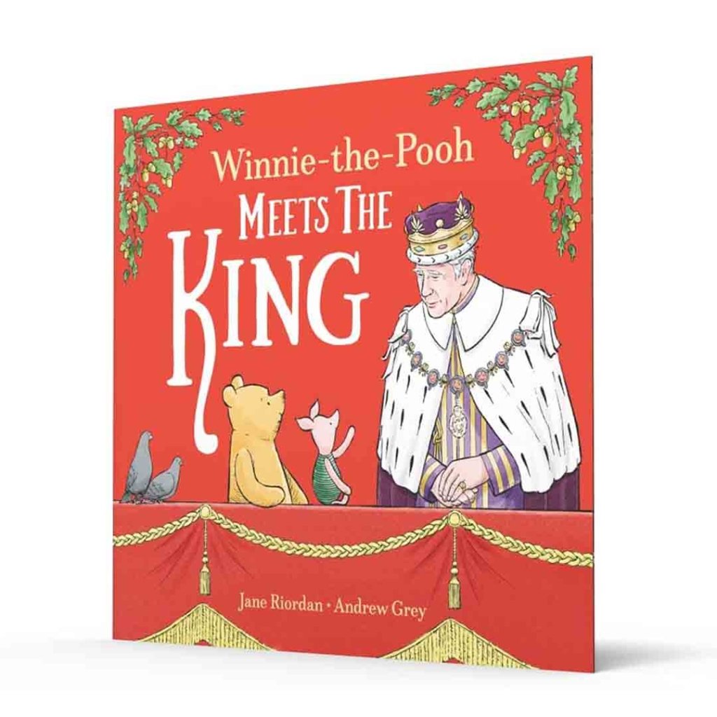 Bambinista-WINNIE THE POOH-Books-WINNIE THE POOH Meets the King Coronation 2023 Paperback – Picture Book