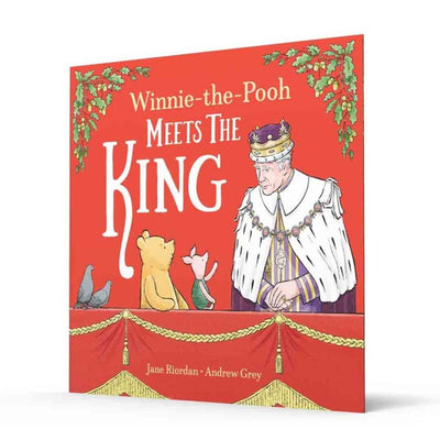 Bambinista-WINNIE THE POOH-Books-WINNIE THE POOH Meets the King Coronation 2023 Paperback – Picture Book