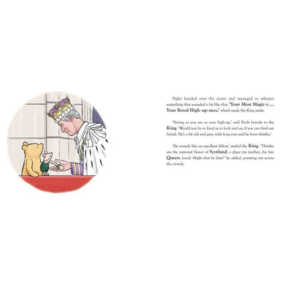 Bambinista-WINNIE THE POOH-Books-WINNIE THE POOH Meets the King Coronation 2023 Paperback – Picture Book